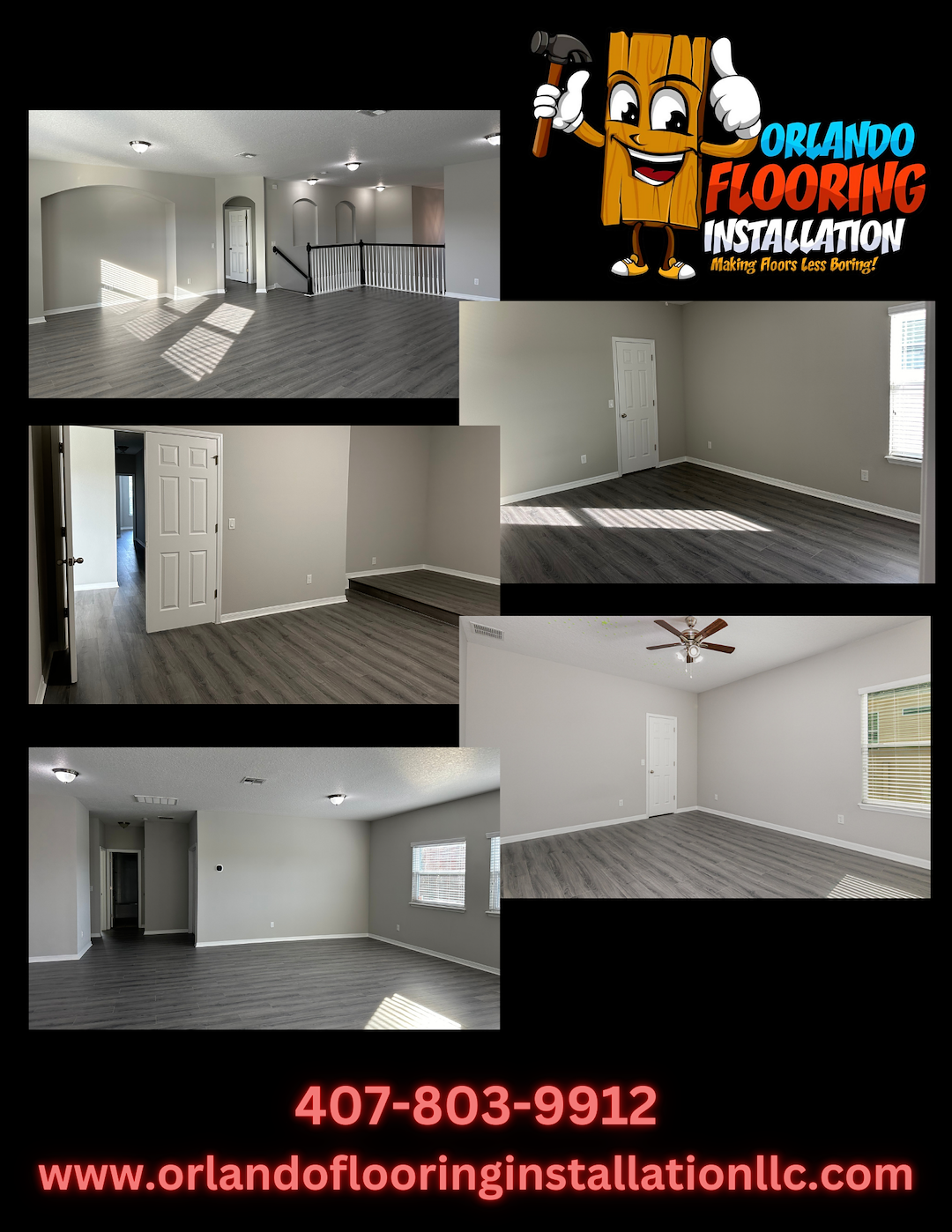 Winter Garden, FL Home Transformed with Vinyl Laminate Plank Flooring